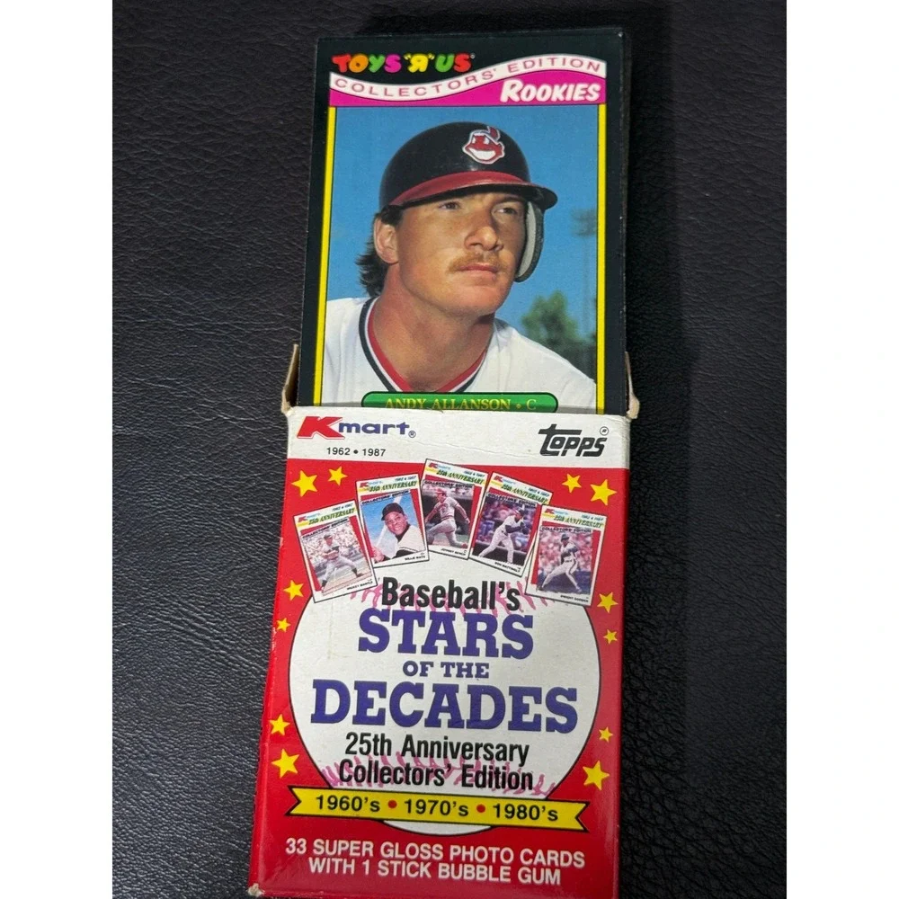 1987 Kmart Topps 25th Anniversary Stars of the Decades Baseball Card Set 33ct